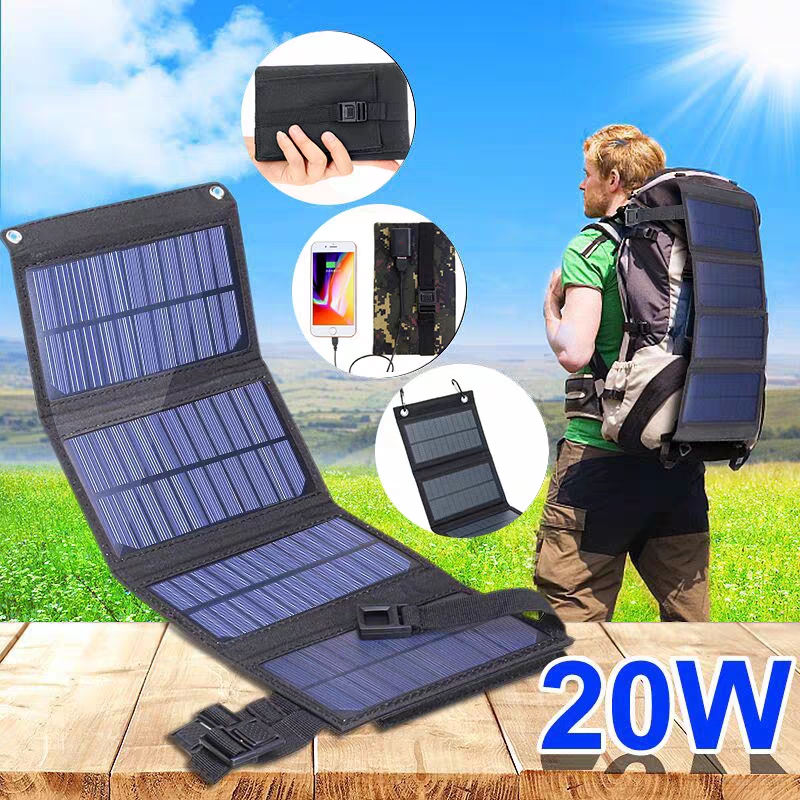 Solar Charger Panel Foldable - Foldable Solar Panel 20W 50W 60W