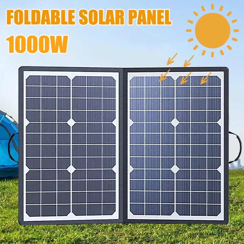 1000W Foldable Solar Panel,18V - огляд і ціна Solar Charger Panel Foldable