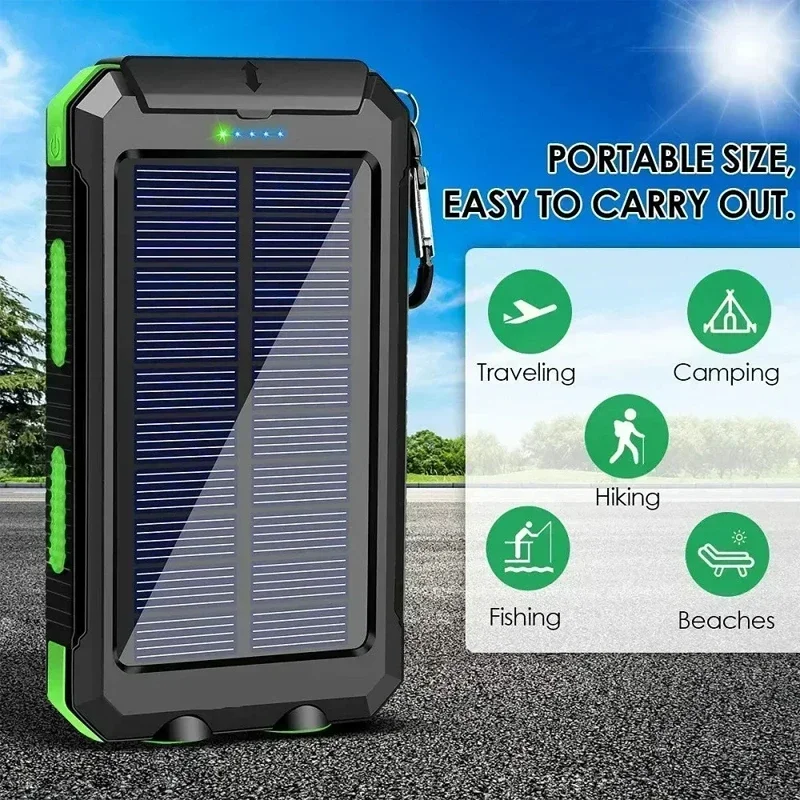 Lenovo 50000mAh Solar Power Ba - огляд і ціна Solar Charger Panel Foldable