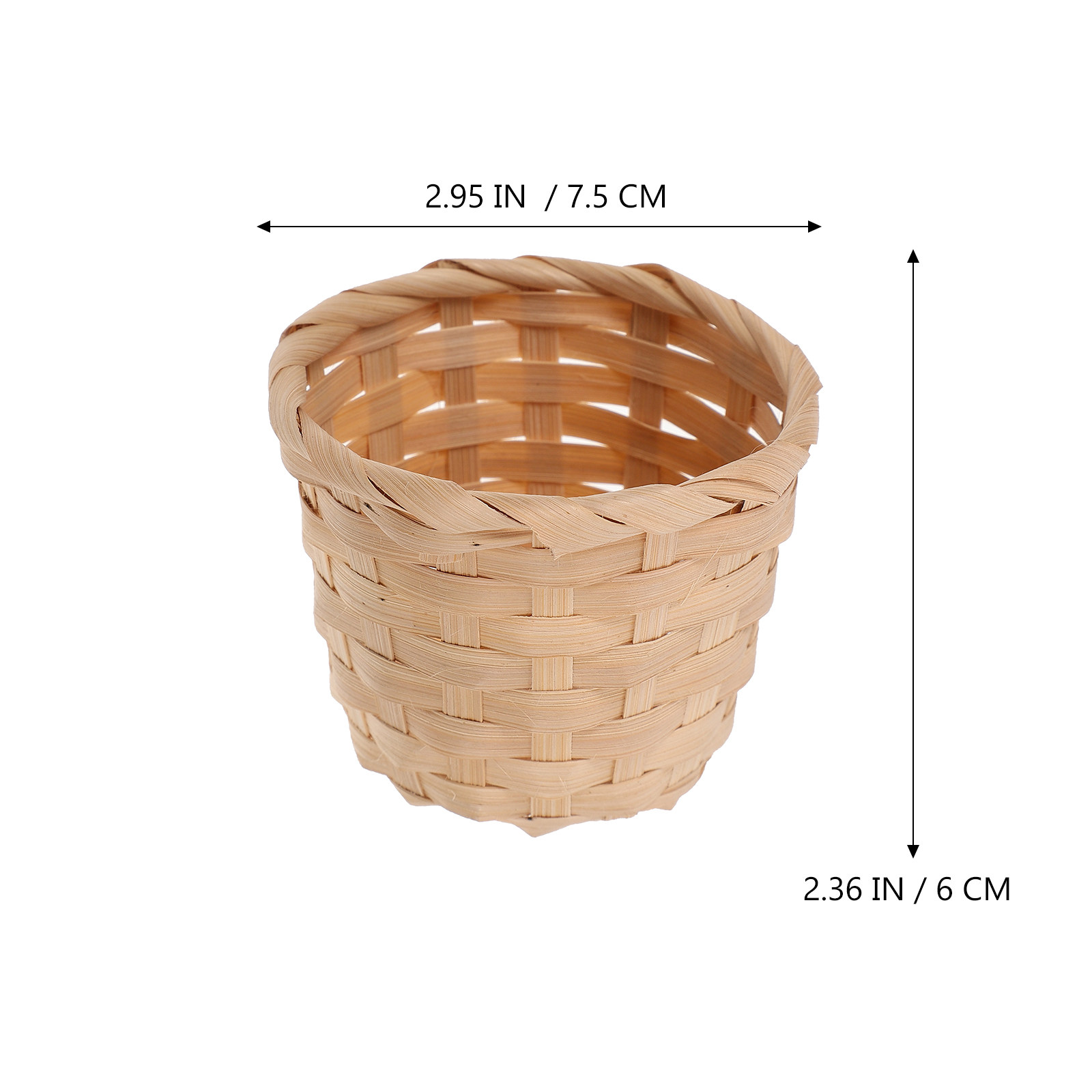 10Pcs Premium Bamboo Woven Bas - огляд і ціна Sustainable Living Officer