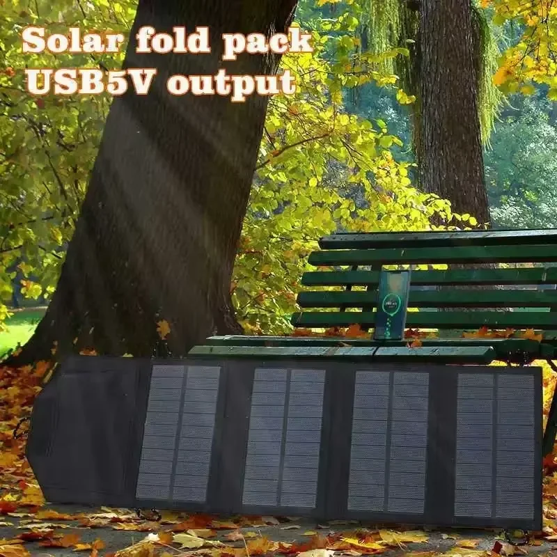 500W Foldable Solar Panel 4-Pa - огляд і ціна Solar Charger Panel Foldable
