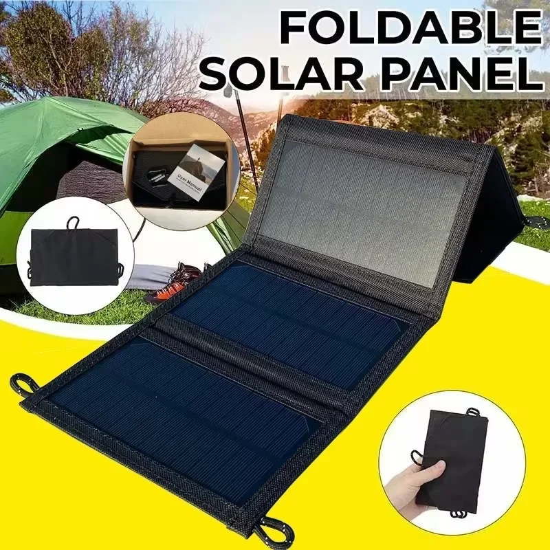 500W Foldable Solar Panel 4-Pa - огляд і ціна Solar Charger Panel Foldable