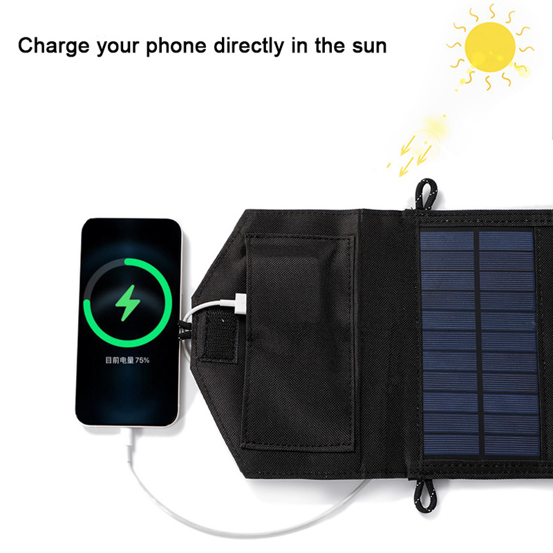 Outdoor Camping Hiking Foldabl - огляд і ціна Solar Charger Panel Foldable