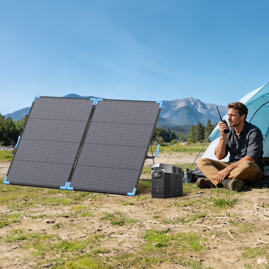 E-POWO 20V Bifacial Solar Pane - огляд і ціна Solar Charger Panel Foldable