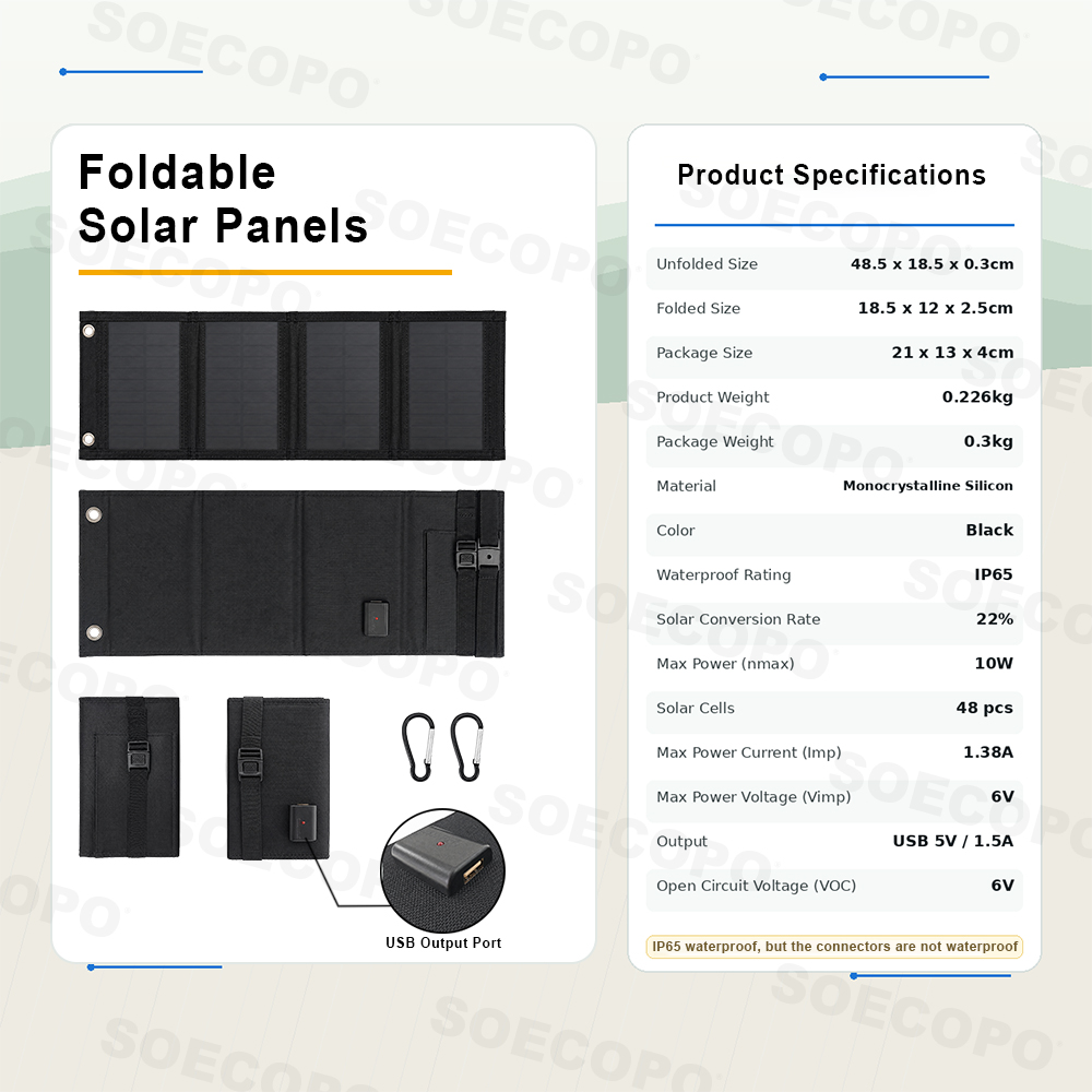 20W Foldable Solar Panel Porta - огляд і ціна Solar Charger Panel Foldable